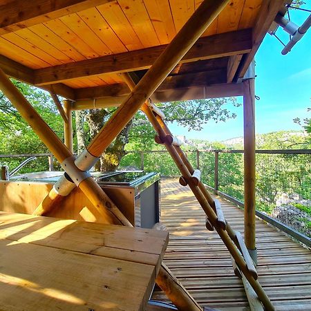 Cabanes Lodges Le Serviere Balazuc Exteriér fotografie