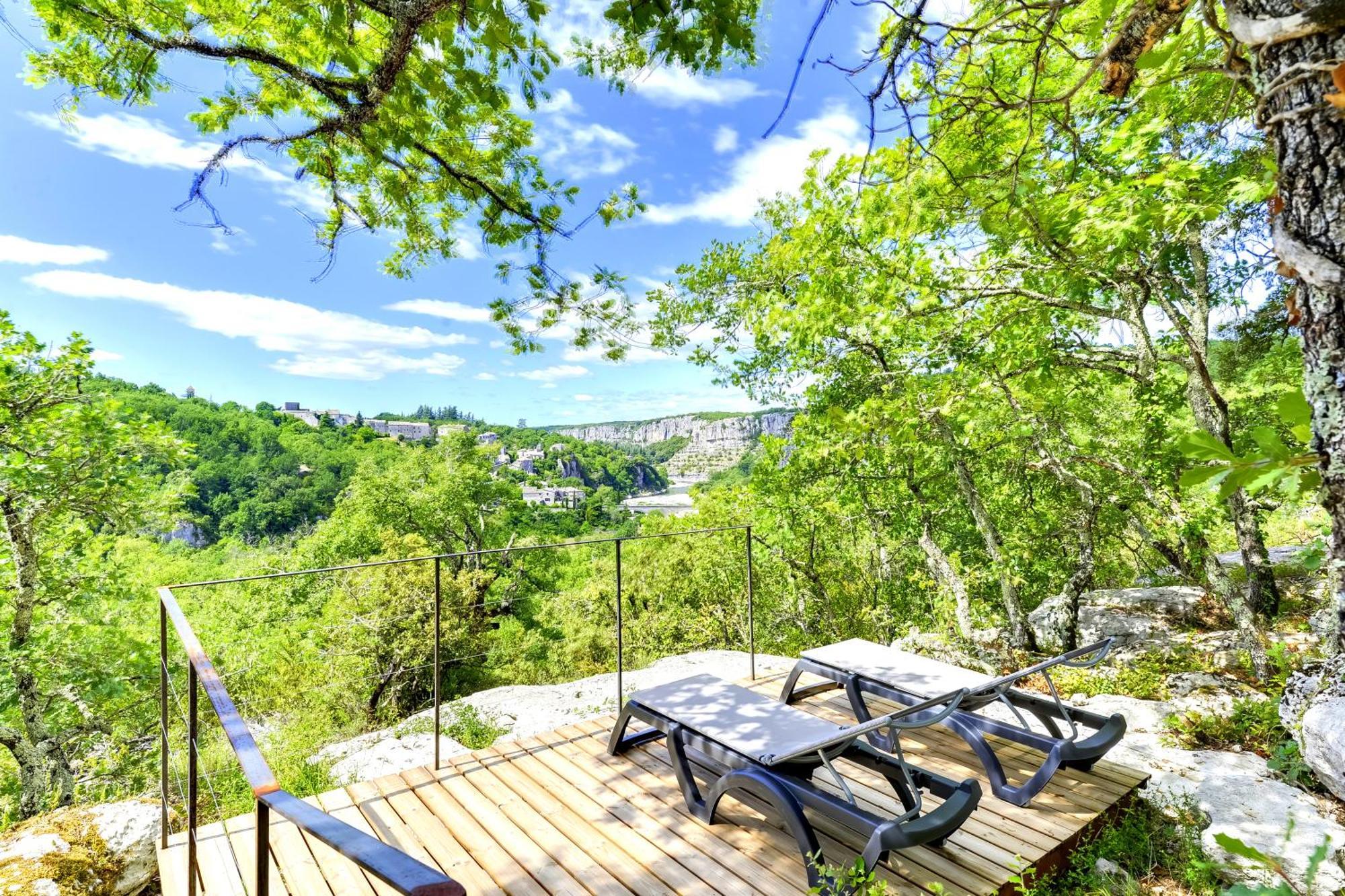 Cabanes Lodges Le Serviere Balazuc Exteriér fotografie
