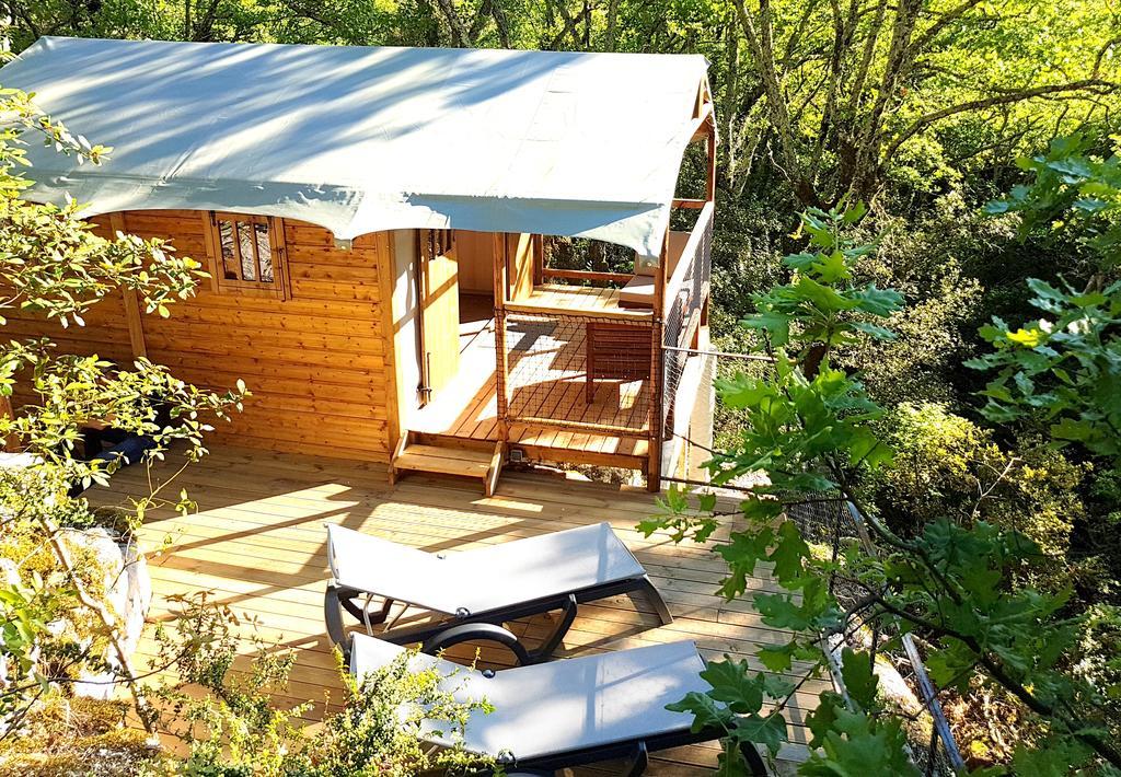 Cabanes Lodges Le Serviere Balazuc Exteriér fotografie