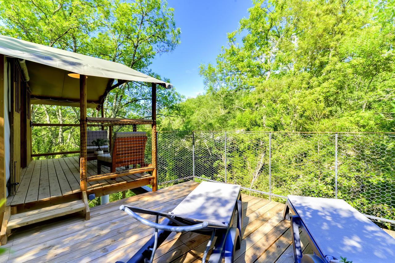 Cabanes Lodges Le Serviere Balazuc Exteriér fotografie