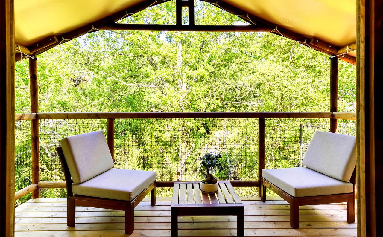 Cabanes Lodges Le Serviere Balazuc Exteriér fotografie