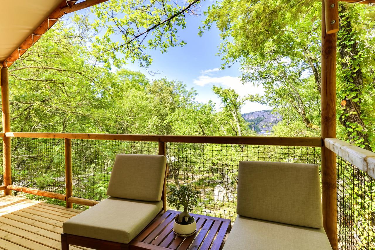 Cabanes Lodges Le Serviere Balazuc Exteriér fotografie